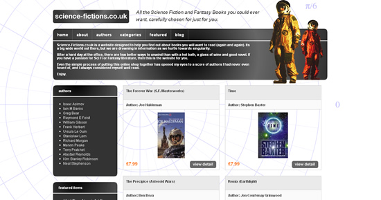 www.Science-Fictions.co.uk - Books for Sci Fi and Fantasy lovers