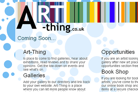 Art-thing.co.uk - reviews, listings, opportunities and books
